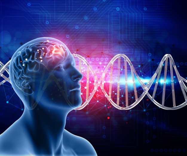 fundo medico 3d com cabeca masculina e cerebro em fios de dna 1048 6346 - Você tem o hábito de reclamar?